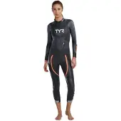 Tyr Hurricane Cat 3 Woman Long Sleeve Neoprene Wetsuit Zwart S-M Vrouw