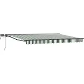 vidaXL Handbediende luifel met LED's