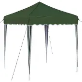 vidaXL Pop-up Feesttent 195 x 195 x 245 cm Groen Oxford Stof