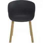 Clayre & Eef Eetkamerstoel 54x51x82 cm Zwart Metaal