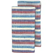 Himla Maya Servet - 4 stuks - stripe ultra oceaan