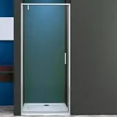 Kerra Solid draaideur 90x195cm chroom