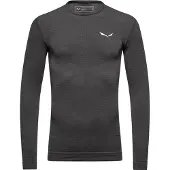 Salewa - Zebru Responsive L/S Tee - Merino-ondergoed S, grijs