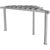 Sojag Lima driehoeks pergola 293x293 cm met zonnescherm -
