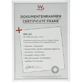 Walther design A4 Fotolijst Wit KV130W 22,2 (B) x 1,4 (D) x 31 (H) cm KV130W