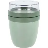 Mepal Lunchpot Ellipse - 500 ml - Yoghurt en Muesli beker to go - Geschikt voor vriezer. magnetron en vaatwasser - Nordic sage