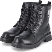Dockers by Gerli Kinderschuhe Mädchen Schnürstiefel Schnürstiefel Schwarz Freizeit