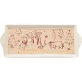 Widdop & Co. Disney Winnie the Pooh Serving Plate Christmas