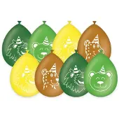 Office Balloons jungle cartoon | 6 stuks