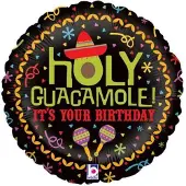 Betallic Verjaardag heliumballon – Holy Guacamole - Gevuld met helium