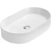 Mexen Grovo bovenbouw gootsteen gegroefd 49 x 31 cm, wit - 22304900