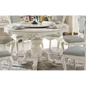 AEA Klassische Barock Esszimmer Möbel Essgarnitur Lehnstuhl Tisch Gruppe 7tlg. Set