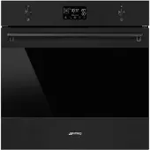 Smeg Pyro steam Galileo Oven Oven , Classici, 60 cm, Combi-stoom, Matt Black, A+, Pyrolyse