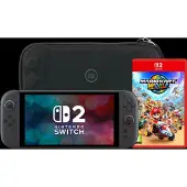 Nintendo Switch 2 + Mario Kart World + BlueBuilt beschermhoes