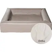Bia bed hondenmand orthopedisch taupe 85x70x15cm
