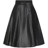 Banned Retro - Rockabilly Midirok - Daphne Skirt - XS tot XL - voor Vrouwen - zwart - Maat M