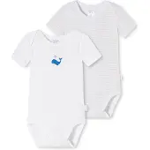 Schiesser Baby Bodies Rompers Wit