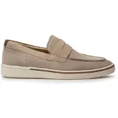 Floris van Bommel Loafer Van Bommel beige suede elegante zomerschoen