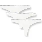 Calvin Klein Underwear String zwart / wit / natuurwit