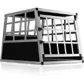 Cadoca Transportbench voor Honden M Aluminium 70x54x51cm