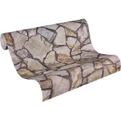 AS-Creation Vliesbehang 9273-16 Best of Wood'n Stone 2 breuksteen bruin