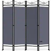 Casaria Kamerscherm Antraciet 180x163cm