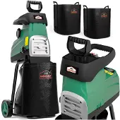 Gardebruk Stille hakselaar 3100W met 2 opvangzakken van elk 60 liter