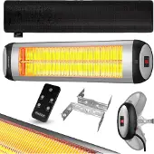 Monzana Terrasverwarmer MZH2501 Zilver 2500W