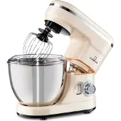 Klarstein Bella Mini roermachine 1200 W 6 standen 4 liter roestvrij staal pulsefunctie