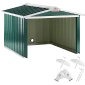 Gardebruk Robotmaaier Garage Groen Metaal 86x100x63cm