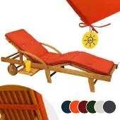 Detex Ligbedkussen met Lussen - Oranje - 196x55x5cm