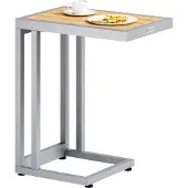 Casaria Bijzettafel Natur WPC 65,5x50x40cm