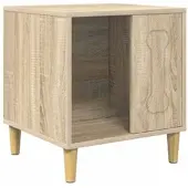 vidaXL Hondenhuis Sonoma 44 x 42 x 49 cm Bewerkt hout