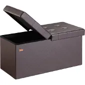 Casaria Bank Bruin 80x40x40cm met opbergruimte inklapbaar