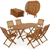 Casaria Tuinset Boston 7-delig Acaciahout