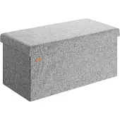 Casaria Opbergbank Grijs 80x40x40cm