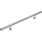 Monzana Trapleuning Zilver Roestvrij Staal 100xØ4,2cm