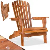 Casaria Ligstoel Adirondack Acaciahout inklapbaar