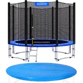Monzana Trampoline Ø305cm incl veiligheidsnet TÜV SÜD GS hoes