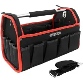 Monzana Gereedschapstas Zwart/Rood 42cm