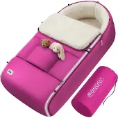 Monzana Voetenzak voor kinderwagen Roze gevoerd