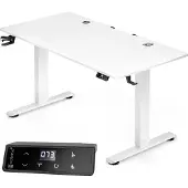 Casaria Zit sta bureau Wit 140x70x72-117cm