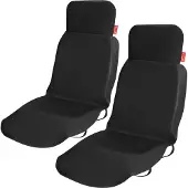 Kingsleeve Autostoelhoes 2 Stuks Zwart 160x66cm