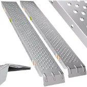 Monzana Oprijplaten set van 2 Staal 200 kg per rail