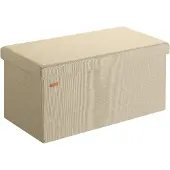 Casaria Opbergbank Beige 76x38x38cm