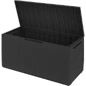 Keter Kussenbox Capri Antraciet 305L met wielen