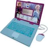 Lexibook Tweetalige educatieve laptop Frozen - 124 activiteiten in het Engels / Pools