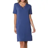 Pastunette Nachthemd Dames | Maat: 38 | Kleur: Blauw