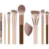 Real Techniques New Nudes Angles Face Kwastenset 10 st