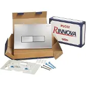 Pucci Kit Eco Rinnova, dubbele knop, wit, 4,7 mm